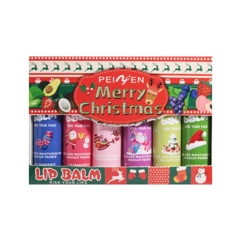 Fruit-flavored color-changing lip balm for autumn and winter, reducing lip lines, moisturizing and nourishing.
